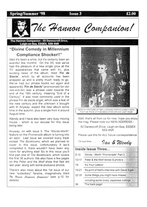 The Hannon Companion! - No. 3
