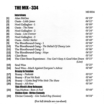 BBC - The Mix - 334