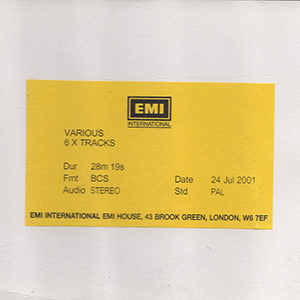 EMI - 6 x Tracks