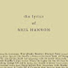 Zelda's Book Review: THE LYRICS OF NEIL HANNON – Neil Hannon, 2012