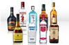 9 Botellines de Mini Bar de 50ml: Beefeater, Ballantine's, Havana 5, Jack Daniel's, Bombay,...