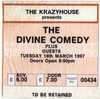 The Divine Comedy, 18 mars 1997, Liverpool, The Krazyhouse «  Ticket collector