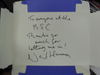 Just found a lovely note from Neil Hannon @divinecomedyhq in the dressing room from his gig last Sun